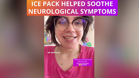 Ice Pack Helped Soothe Neurological Symptoms - Repost from @renata__144