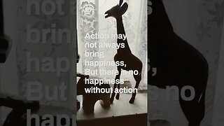 Happiness without action