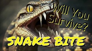 How to SURVIVE a VENOMOUS SNAKE BITE | #survival #snakebite #howtosurvive #snake #venomous_snake