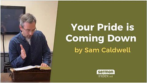 Your Pride is Coming Down by Sam Caldwell