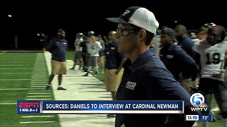 Jack Daniels to interview for Cardinal Newman head coaching job