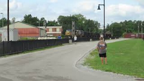 CSX Train Meet # 1 in Fostoria, Ohio August 29, 2020