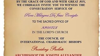 The #Consecration Service of Pura DeJesus-Conglino to The Sacred Office of Apostle 7/15/23 #bronx