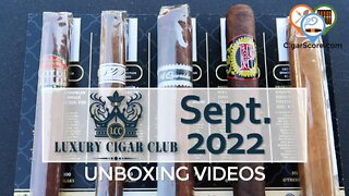 LCC Goes BIG This Month! Unboxing Luxury Cigar Club for September 2022