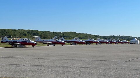 Ottawa air show, Friday September 15th, 2023 10am airplanes arriving and practicing today