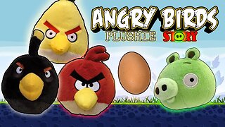 Poached eggs | Angry birds plush | a plushie story