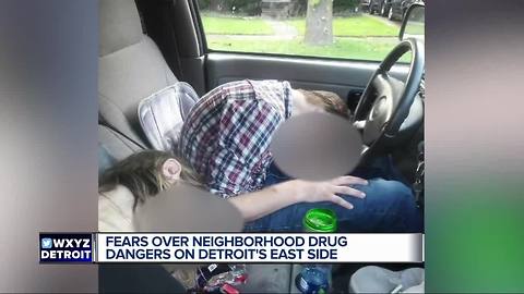 Fears over neighborhood drug dangers on Detroit's east side