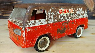 Rusty 1960's Nylint Ford Econoline U Haul Van Restoration