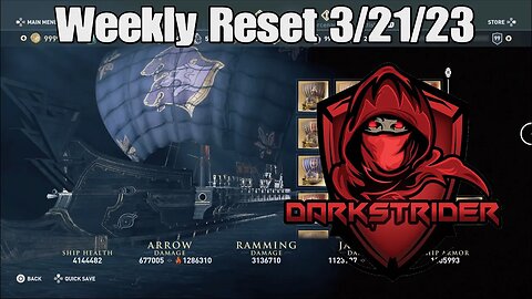 Assassin's Creed Odyssey- Weekly Reset 3/21/23