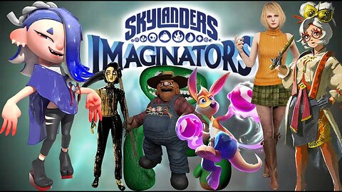 Purah, Shiver, Audrey, Ashley, Kao Kangaroo, Jumbo Josh, Farmer! SKYLANDERS IMAGINATORS GUEST STARS!