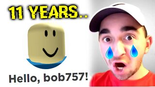 Hacking Into My Oldest Roblox Account *emotional*
