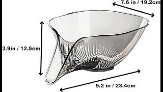 Multi-functional Drain Basket, New Fruit Cleaning Bowl with Strainer Container,