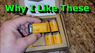 Amazon Basics 9 Volt Batteries - Why We Like Them - Review