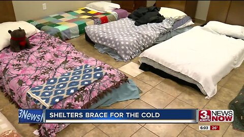 Omaha shelters bracing for cold blast