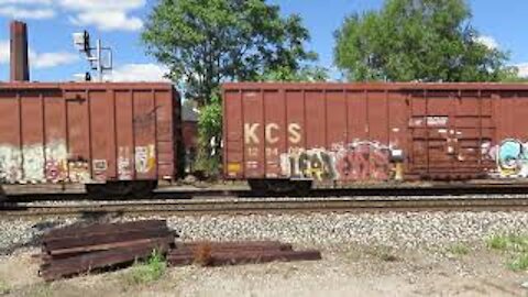 Norfolk Southern Train Meet Fostoria, Ohio August 30, 2020