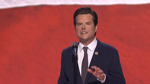 Matt Gaetz speaks at 2024 Republican National Convention - July 17, 2024