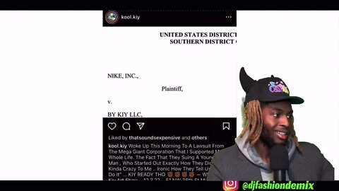 Fashiondemiks Reacts to Kool Kiy SUED by Nike for bootlegs