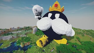 Minecraft King Bob-omb Build