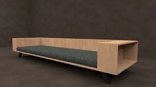 How To Make A Sofa - Modern Concept Design in SKP #sofa