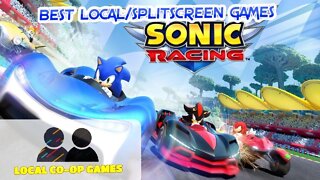Team Sonic Racing Multiplayer - How to Play Splitscreen [Gameplay]