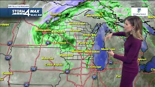 Cloudy, windy Wednesday with scattered showers