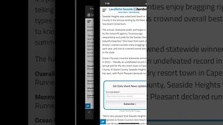 Seaside Heights voted best beach in Ocean County! Click + if you love Seaside Heights! #Fyp #beach