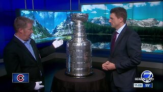 Stanley Cup visits Denver ahead of Avalanche's second-round playoff series