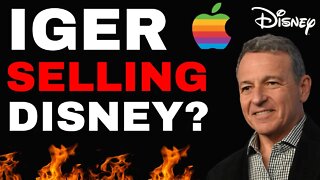 DISNEY IS A DISASTER BOB IGER LIKELY To Sell To Apple ASAP! Chapek Spent $15B On Disney+ In 2022!