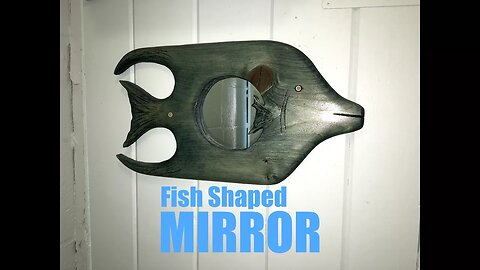 Easy DIY Fish Shaped Mirror