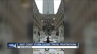Flights cancelled as Milwaukee feels impact of the Nor'easter