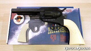 John Wayne Marshal CO2 BB Revolver Table Top Review