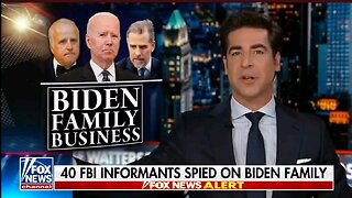 🚨Jesse Watters reveals FBI's BLACKMAIL plot against Joe Biden involving 40 informants SPYING on him