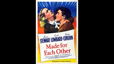 Made for Each Other 1939 Comedy, Drama, Romance Film
