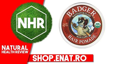 Badger Company, Organic, Hair Pomade, Navigator Class, 2 oz (56 g)