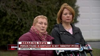 Timmothy Pitzen's grandmother and aunt read statement after FBI confirms person found is not their boy