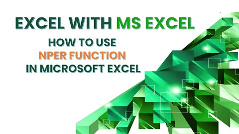 How to use the NPER function in Microsoft Excel