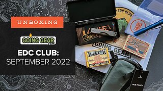 Something I've NEVER Seen - Unboxing Going Gear's EDC Club Box - September 2022