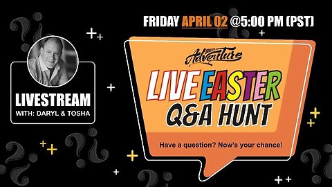 Vancity Adventure Easter Egg Hunt Live! April 02 - LIVE Easter Q&A Hunt