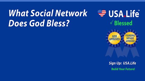 USA.Life Is the Only Social Network that God Blesses