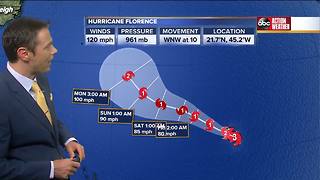 Florence becomes category 3 storm | Tracking the Tropics