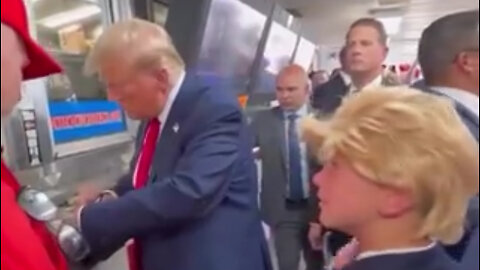 Must see: Child tears up while meeting President Trump. His dream came True.