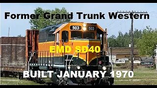 Friday Freight Train Video Of ELS 503 SD40 Pulling A LONG Line Of Rail Cars South! | Jason Asselin