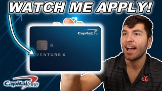 Capital One Venture X: BEST Travel Card 2022 (Watch Me Apply!)