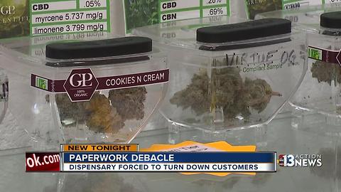 Las Vegas dispensary misses out on historic first day of sales because of paperwork snag