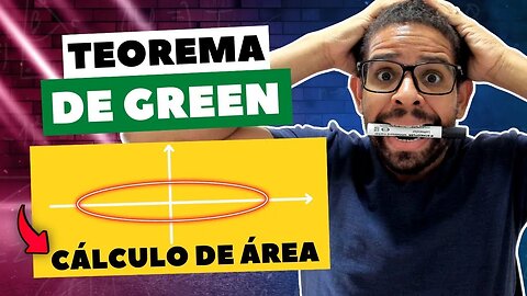 TEOREMA DE GREEN PARA CÁLCULO DE ÁREAS ( PARTE 2) | INTEGRAL DE LINHA | @Professor Theago