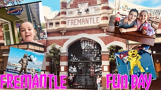 FREMANTLE WESTERN AUSTRALIA - A fun day with Michael and Sienna