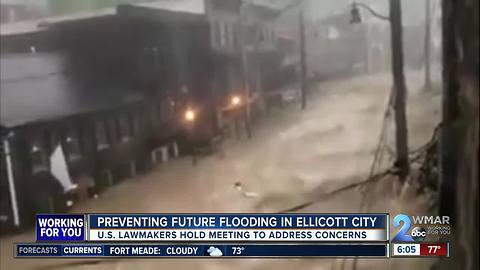 U.S. Senators hold meeting about next steps for Ellicott City after back to back catastrophic floods