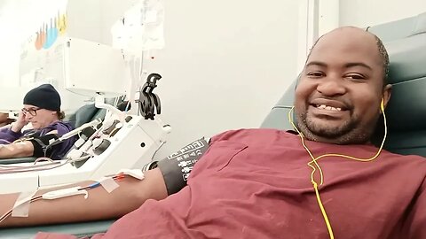 Happy Tuesday happy #July4th #July4 10 minutes left. Donating platelets at @NYBloodCenter Brooklyn