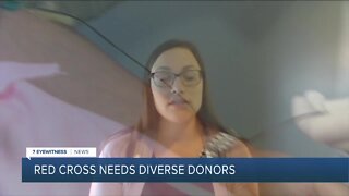 Red Cross broadcasting urgent need for diverse blood donations