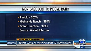 Report looks at mortgage debt to income ratio